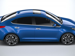 Hyundai Verna 2020 Modelo 3D