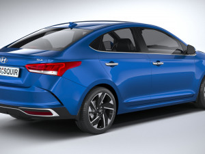 Hyundai Verna 2020 Modelo 3D