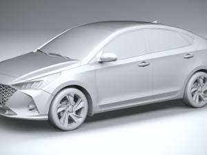 Hyundai Verna 2020 Modelo 3D