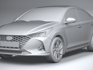 Hyundai Verna 2020 Modelo 3D