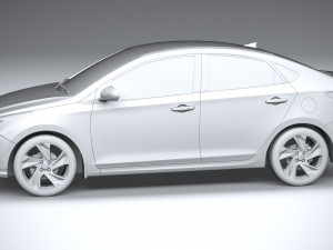 Hyundai Verna 2020 Modelo 3D