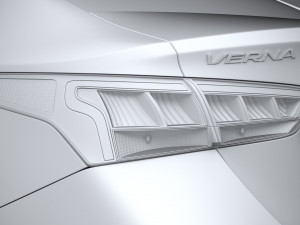 Hyundai Verna 2020 Modelo 3D