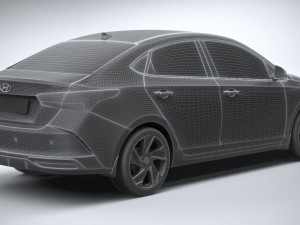 Hyundai Verna 2020 Modelo 3D