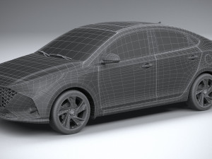 Hyundai Verna 2020 Modelo 3D