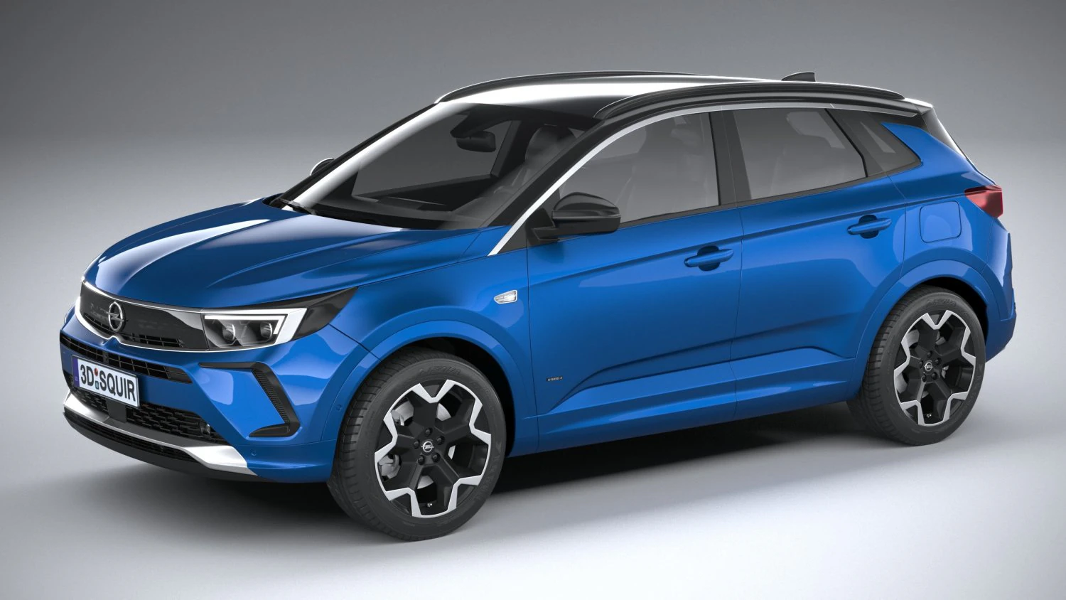 Opel Grandland 2022 3D Model .c4d .max .obj .3ds .fbx .stl .blend