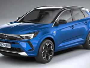 Opel Grandland 2022 3D Model