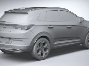 Opel Grandland 2022 3D Model