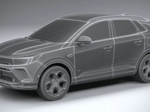 Opel Grandland 2022 3D Model