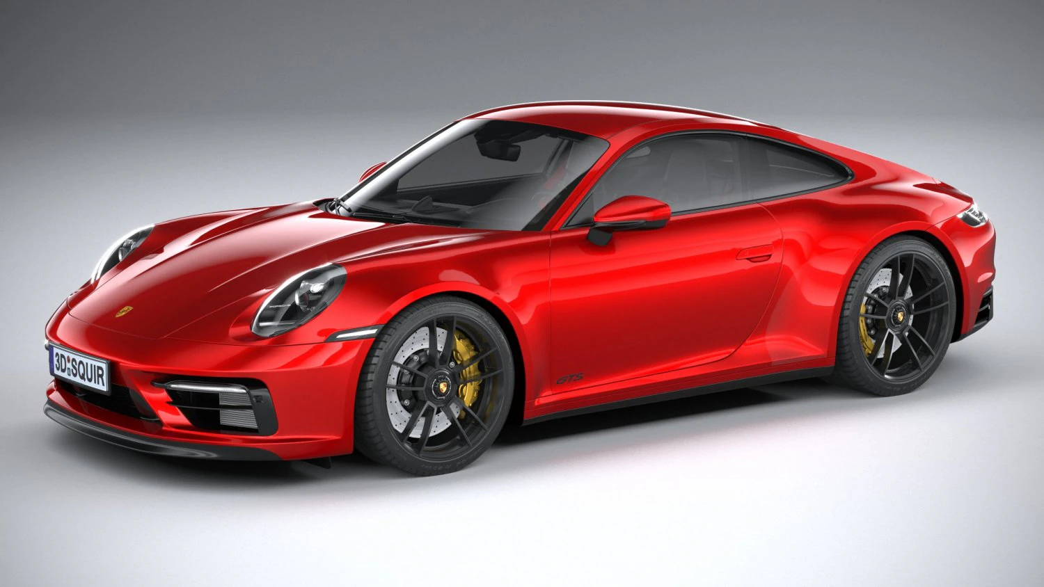 Porsche 911 992 Carrera GTS 2022 3D Model .c4d .max .obj .3ds .fbx .stl .blend 