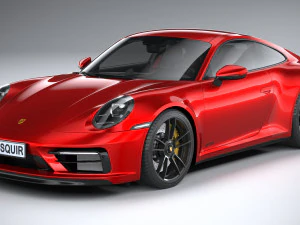 Porsche 911 992 Carrera GTS 2022 3D Model