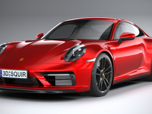 Porsche 911 992 Carrera GTS 2022 3D Model