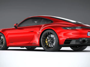 Porsche 911 992 Carrera GTS 2022 3D Model