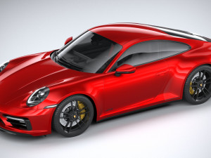 Porsche 911 992 Carrera GTS 2022 3D Model
