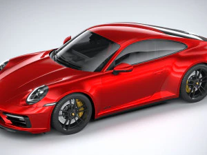 Porsche 911 992 Carrera GTS 2022 3D Model