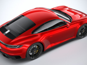 Porsche 911 992 Carrera GTS 2022 3D Model