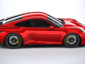 Porsche 911 992 Carrera GTS 2022 3D Model