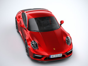 Porsche 911 992 Carrera GTS 2022 3D Model