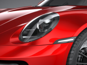 Porsche 911 992 Carrera GTS 2022 3D Model