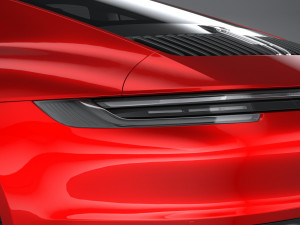 Porsche 911 992 Carrera GTS 2022 3D Model