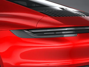 Porsche 911 992 Carrera GTS 2022 3D Model