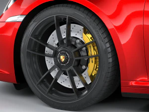 Porsche 911 992 Carrera GTS 2022 3D Model