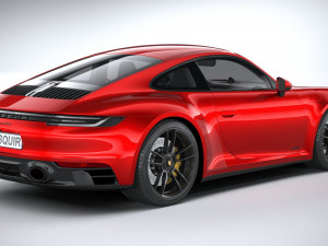 Porsche 911 992 Carrera GTS 2022 3D Model