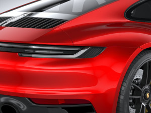 Porsche 911 992 Carrera GTS 2022 3D Model
