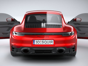 Porsche 911 992 Carrera GTS 2022 3D Model