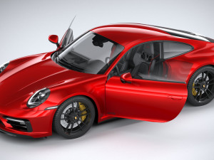 Porsche 911 992 Carrera GTS 2022 3D Model