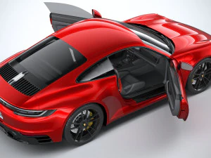 Porsche 911 992 Carrera GTS 2022 3D Model
