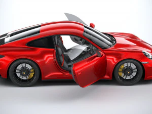 Porsche 911 992 Carrera GTS 2022 3D Model