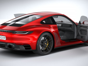 Porsche 911 992 Carrera GTS 2022 3D Model
