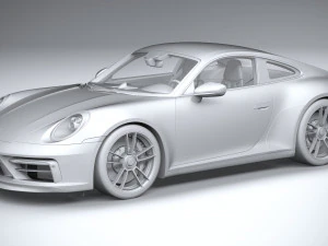 Porsche 911 992 Carrera GTS 2022 3D Model