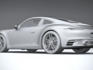 Porsche 911 992 Carrera GTS 2022 3D Model