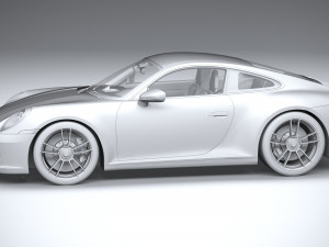 Porsche 911 992 Carrera GTS 2022 3D Model