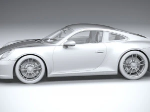 Porsche 911 992 Carrera GTS 2022 3D Model