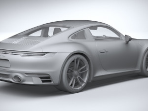 Porsche 911 992 Carrera GTS 2022 3D Model