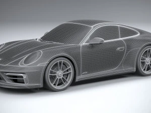Porsche 911 992 Carrera GTS 2022 3D Model
