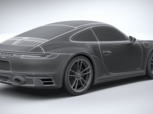 Porsche 911 992 Carrera GTS 2022 3D Model
