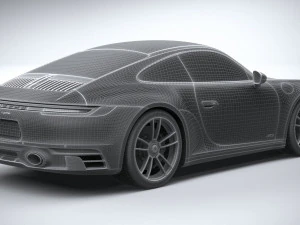 Porsche 911 992 Carrera GTS 2022 3D Model