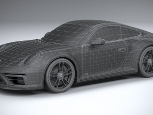 Porsche 911 992 Carrera GTS 2022 3D Model