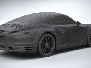 Porsche 911 992 Carrera GTS 2022 3D Model