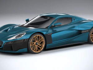 Rimac Nevera 2022 Modelo 3D