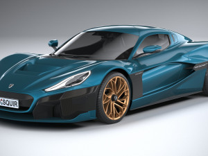 Rimac Nevera 2022 3D 模型