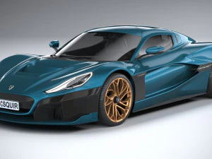 Rimac Nevera 2022 3D Model