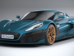 Rimac Nevera 2022 3D 模型