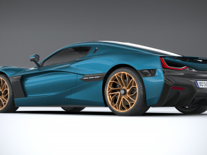 Rimac Nevera 2022 3D 模型