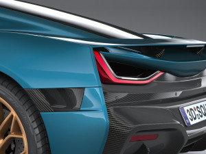 Rimac Nevera 2022 3D 模型