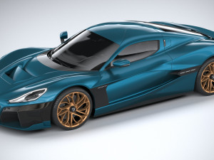 Rimac Nevera 2022 3D 模型