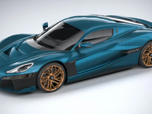 Rimac Nevera 2022 3D Model